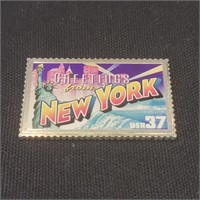 999 Silver US Limited New York Stamp