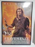 Framed Braveheart Movie Poster 27.25×39.25"