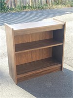 30.25×11.5×30" Dark Wood Book Shelf w/ 2