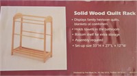 Unopened Solid Wood Quilt Rack *