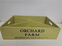 Wooden "ORCHARD Farm Hudson Valley" Crate Decor