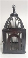 Neat Wooden Bird Cage Decor 8.25×8.25×19"
