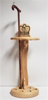 Royal Canes Wooden Cane Stand Holder and Cane