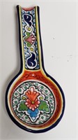 Handpainted Spoon Rest Signed