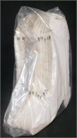 (12) Vtg 9" Westminster Tissue Bell White