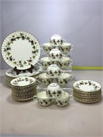 Royal Worcester Bacchanal pattern. Cups, saucers