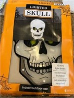 Halloween light up skull