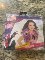 Spider girl tie Halloween dress up size small