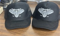 PAIR OF AMERICAN BAD ASS HATS