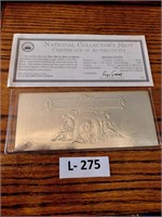 .999 Silver 2004 $2 Silver Certificate