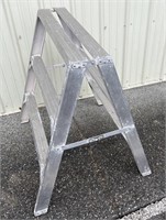 Folding Aluminum Drywall Sawhorse, Nice Condition