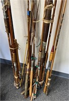 Large Assortment of Mostly Vintage Fishing Rods