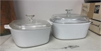 LARGE CASSEROLE DISHES WITH LIDS