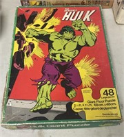 THE INCREDIBLE HULK  PUZZLE LOT
