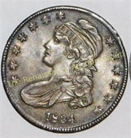 1834 US Capped Bust Half Dollar