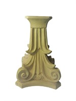 Ornate Plaster Pedestal 15" H x 10" x 10" Wide