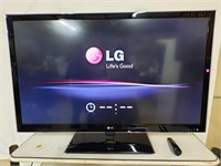 LG 55" TV w/Stand & Remote