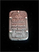Suisse  1/2oz Silver Pre-Pamp Bar