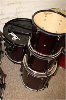 4pc Pearl Xport  Drum Set