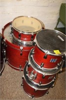 6pc Yamaha Stage Custom Drum Set