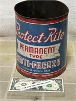 Vintage Protect Antifreeze advertising one gallon