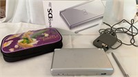Silver Nintendo DS & Tinkerbell Case