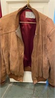 Bainton Wool Leather Coat SzL