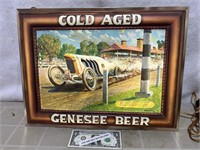 Vintage Genesee Beer lighted advertising sign