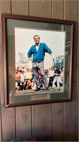 Arnold Palmer The King Golf Framed Picture