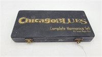 Chicago Blues Harmonica Set  w/ 7 Harmonicas