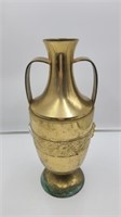 Mid Century Brass Finish Vase