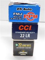 P748- 100 Rds 22LR & 42 Rds 25 Auto Ammo