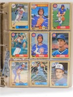 P702- Assortment Baseball Cards In Folder