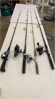 Group of Nice Fishing Rod & Reels