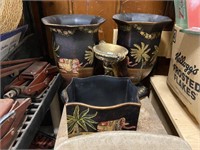 asian elephant style vases