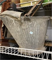 galvanized Coal bucket
