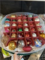 Christmas bulbs including some shinybrite
