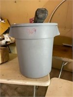 Garbage Can, Assorted Fittings, Hacksaws, etc