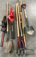 11 - LOT OF HOME YARD TOOLS