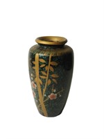 Vintage Hand Painted Japanese Vase 7" High