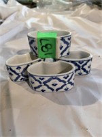 Blue and White Napkin Holders