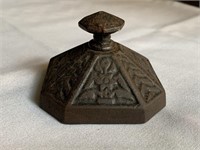 Antique Eastlake Cast Iron Paperweight