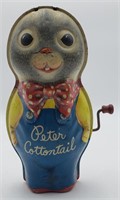 Vintage Mattel Tin Litho Peter Cottontail Music