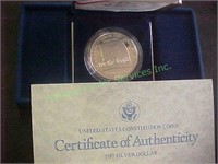 1987 Silver $1 Constitution