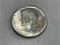 1964 Crisp BU kennedy Half Dollar