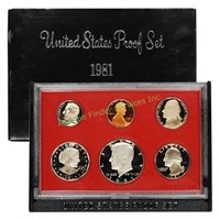 1981 US Proof Set in OMB