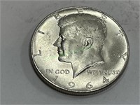 1964 GEM BU Kennedy Half Dollar