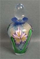 2004 Signed Studio Art Glass Perfume Bottle