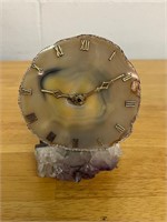 Agate slice natural Agate Slices clock quartz