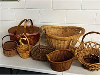 Vintage basket lot
